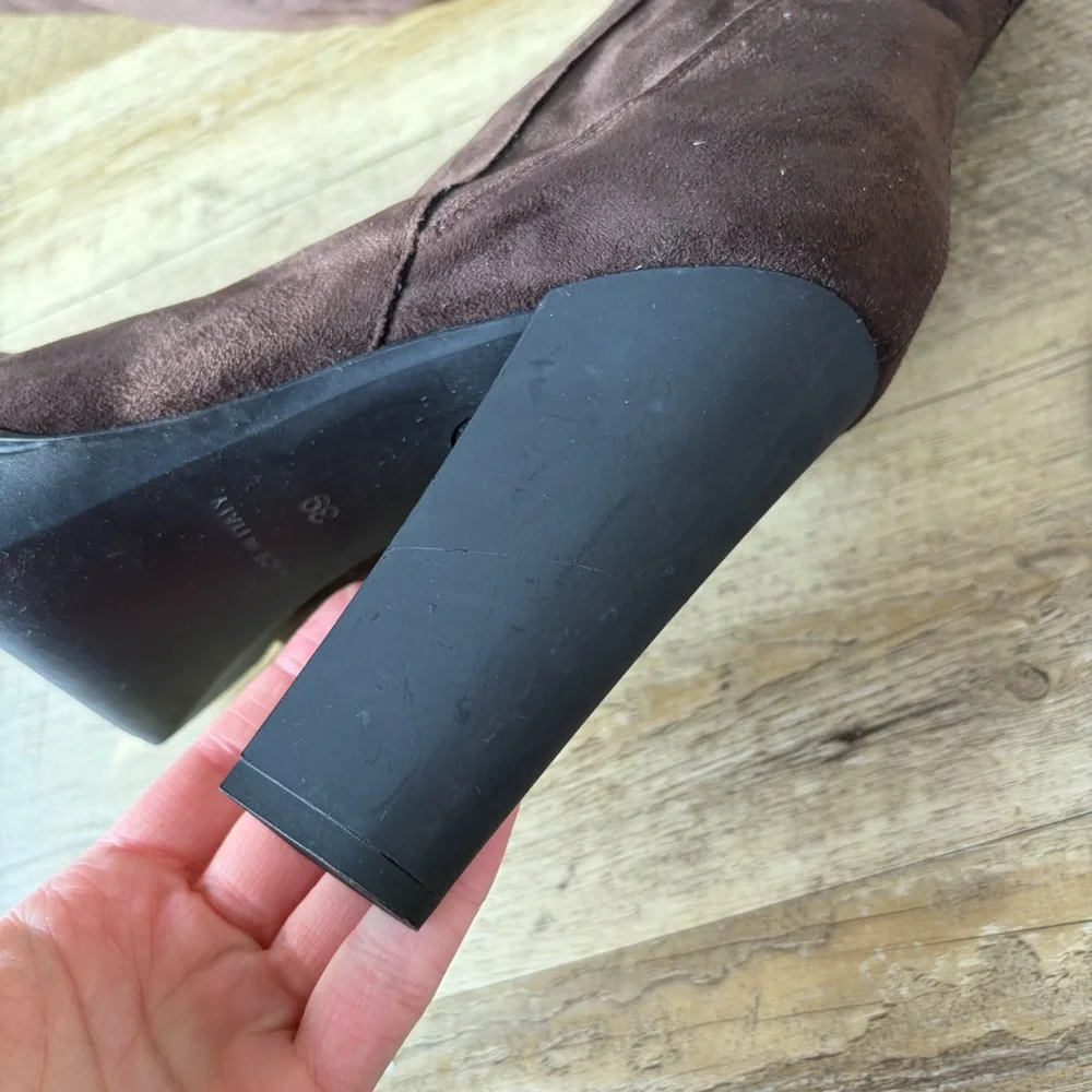 Frankie Segal Brown Over The Knee Boots